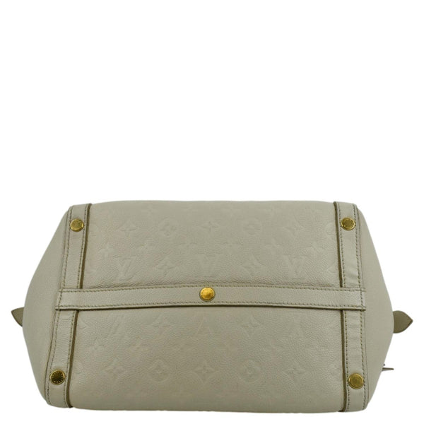 LOUIS VUITTON Marais MM Empreinte Leather Hobo Bag Ivory