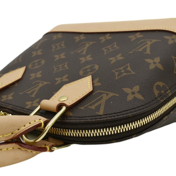 LOUIS VUITTON Alma BB Monogram Canvas Crossbody Bag Brown