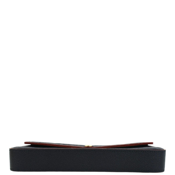 LOUIS VUITTON Felicie Monogram Empreinte Pochette Crossbody Bag Navy Blue