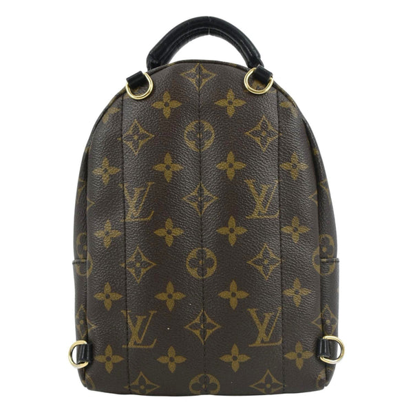 LOUIS VUITTON Palm Springs Mini Monogram Canvas Backpack Brown