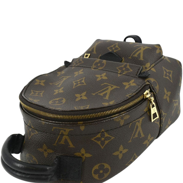 LOUIS VUITTON Palm Springs Mini Monogram Canvas Backpack Brown