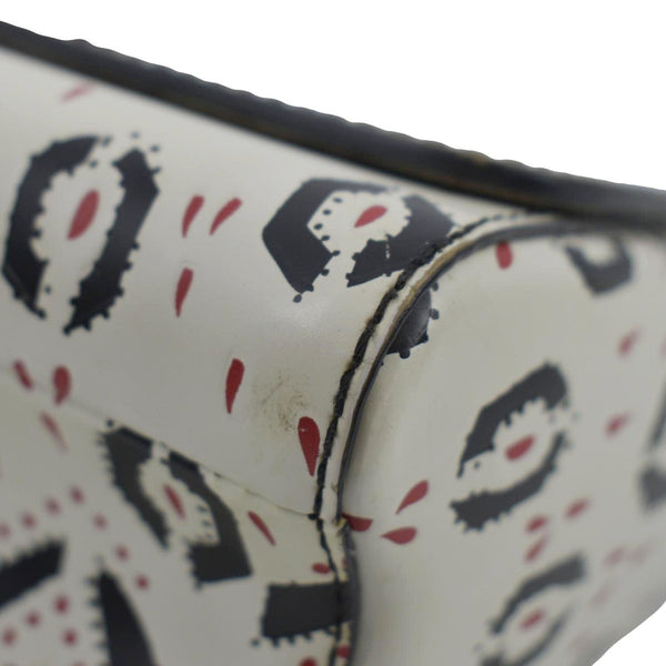 LOUIS VUITTON LV Twist Graphic MM Leather Shoulder Bag Black