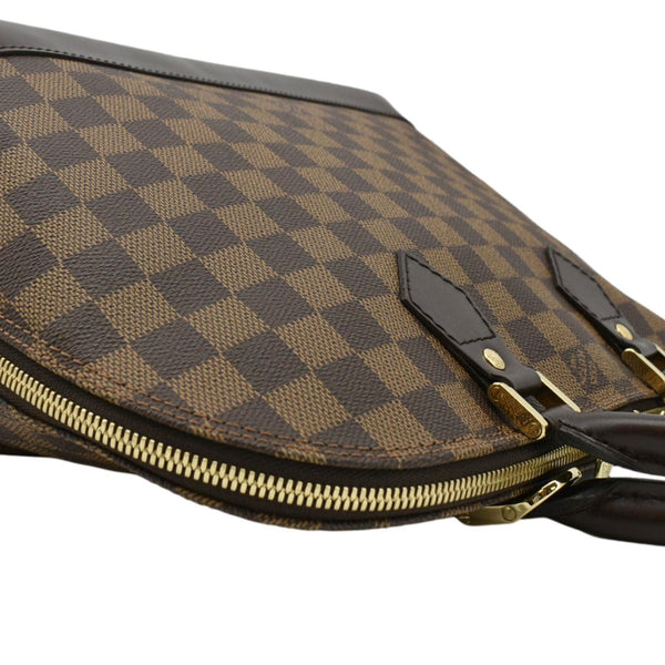 LOUIS VUITTON Alma PM Damier Ebene Satchel Bag Brown