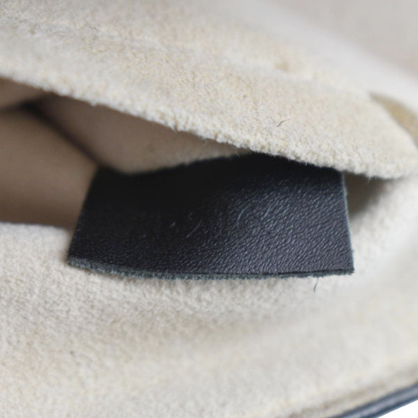 LOUIS VUITTON LV Twist Graphic MM Leather Shoulder Bag Black