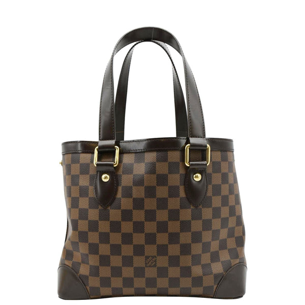 LOUIS VUITTON Hampstead PM Shoulder Bag Brown front sdie