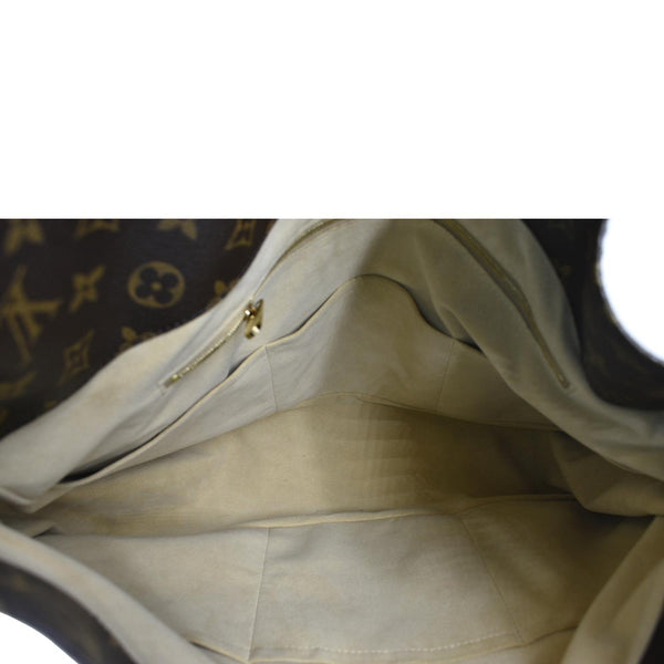 LOUIS VUITTON Artsy GM Monogram Canvas Hobo Bag Brown
