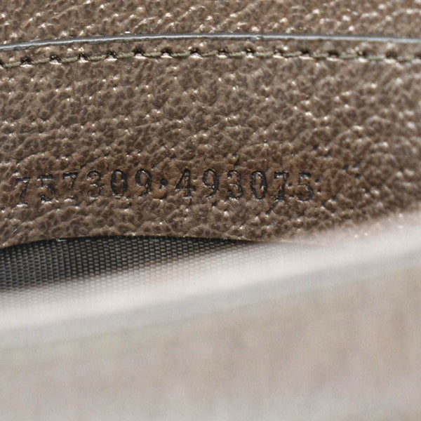 GUCCI Ophidia Mini GG Supreme Canvas Shoulder Bag Beige 757309