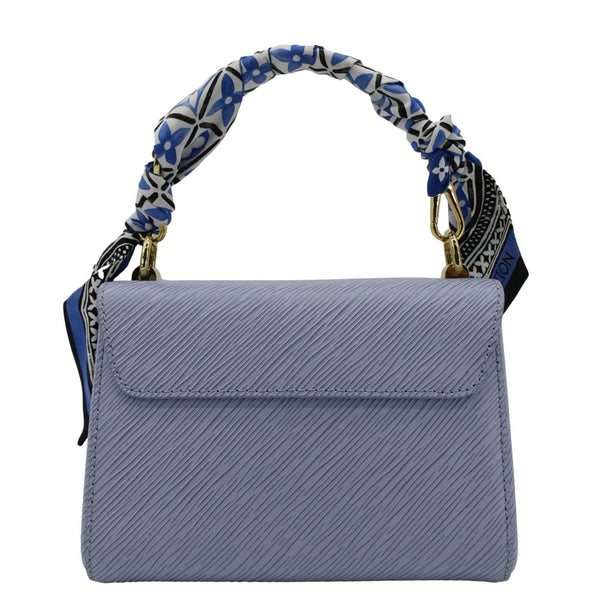 LOUIS VUITTON Twist PM Epi Leather Crossbody Bag Light Blue