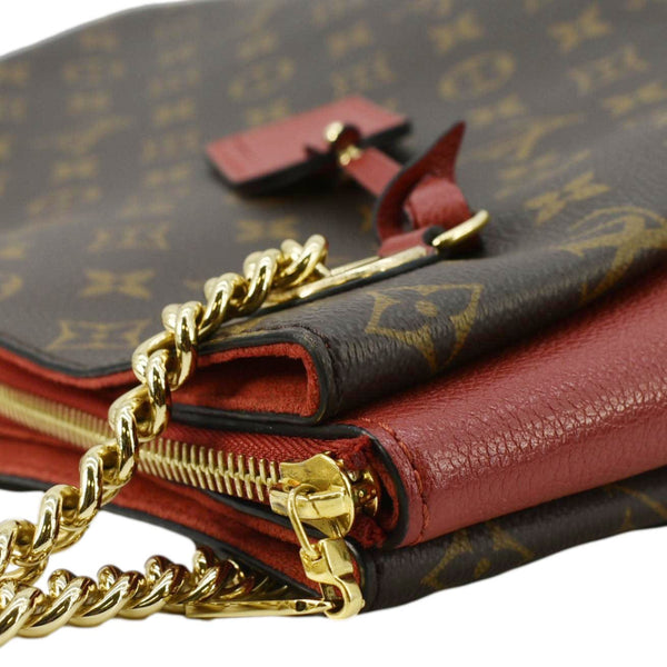 LOUIS VUITTON Surene MM Monogram Canvas Shoulder Bag Cherry