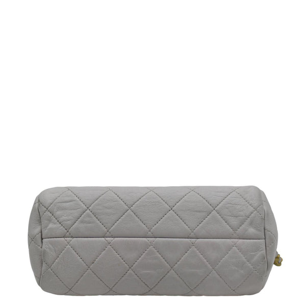 CHANEL mall Quilted Leather Crossbody Bag Light Pink lower look