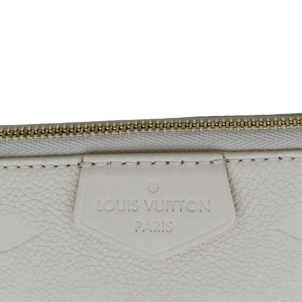 LOUIS VUITTON Multi Pochette Accessoires Monogram Empreinte Shoulder Bag Cream