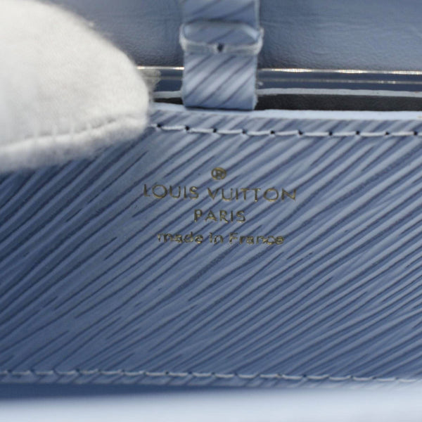 LOUIS VUITTON Twist PM Epi Leather Crossbody Bag Light Blue