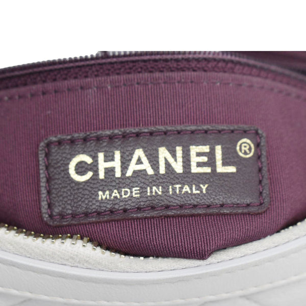 CHANEL Fashion Therapy Bowling Small Quilted Leather Crossbody Bag Light Pink