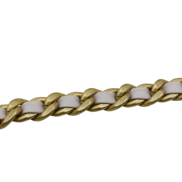 CHANEL Fashion Therapy Bowling Small Quilted Leather Crossbody Bag Light Pink