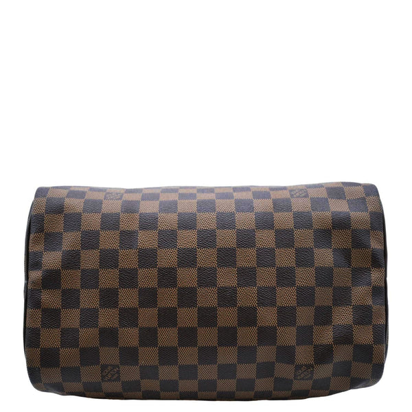 LOUIS VUITTON Speedy 30 Damier Ebene Satchel Bag Brown