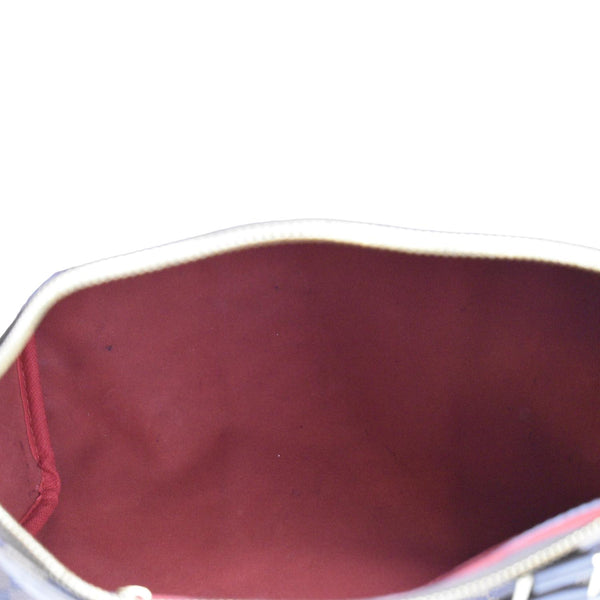 LOUIS VUITTON Speedy 30 Damier Ebene Satchel Bag Brown