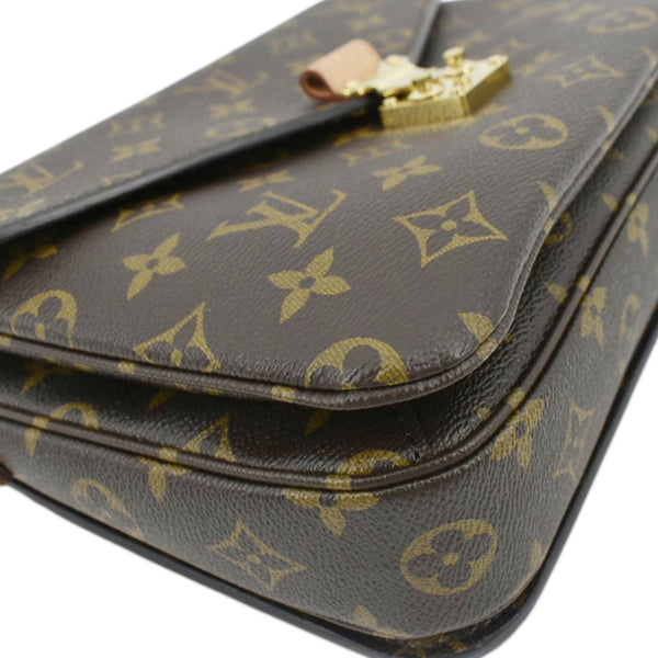 LOUIS VUITTON Metis Pochette Monogram Canvas Crossbody Bag Brown