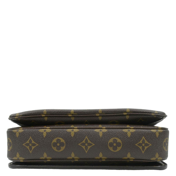 LOUIS VUITTON Metis Pochette Monogram Canvas Crossbody Bag Brown