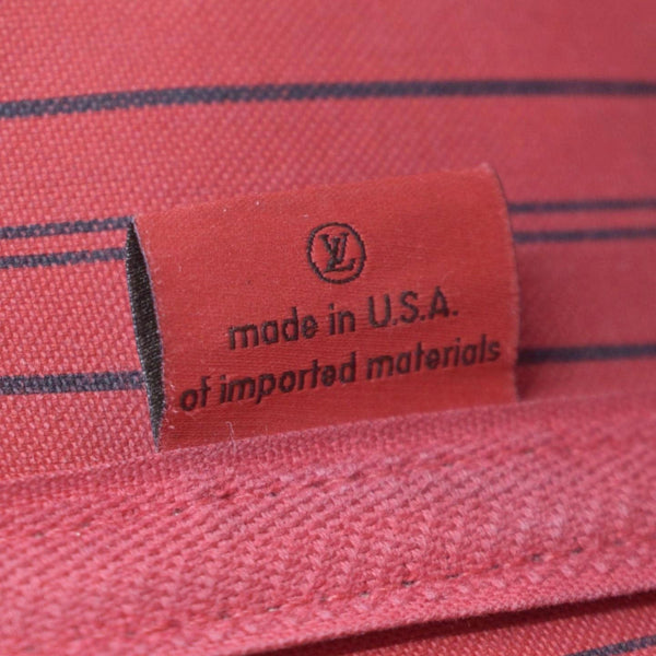 LOUIS VUITTON Neverfull MM Damier Ebene Tote Bag Brown