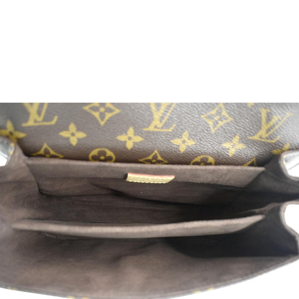 LOUIS VUITTON Metis Pochette Monogram Canvas Crossbody Bag Brown