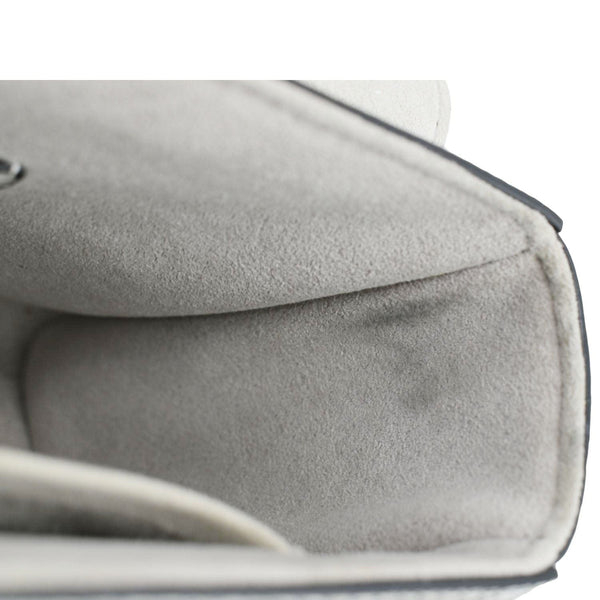 LOUIS VUITTON Twist Azteque MM Epi Leather Shoulder Bag White