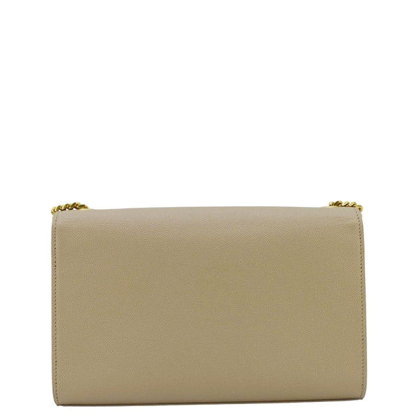 YVES SAINT LAURENT Kate Leather Chain Crossbody Bag Cream