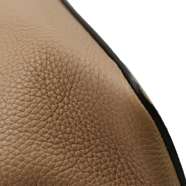 GUCCI Soho Large Pebbled Leather Hobo Shoulder Bag Tan 536194