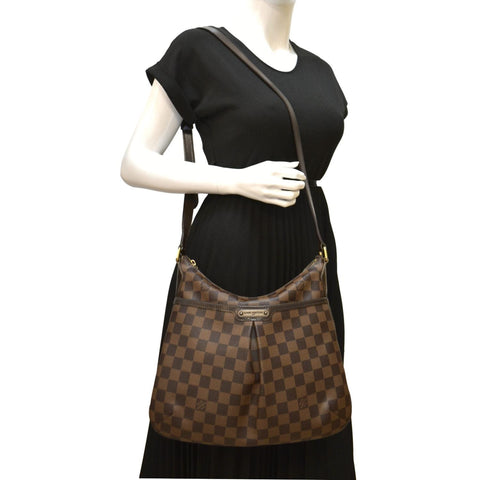 LOUIS VUITTON Bloomsbury PM Damier Ebene Crossbody Bag Brown
