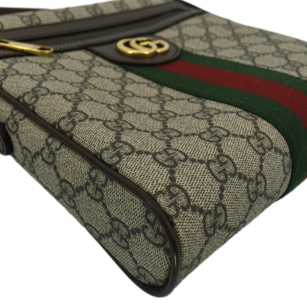 GUCCI Ophidia Small GG Canvas Messenger Bag Beige 547926