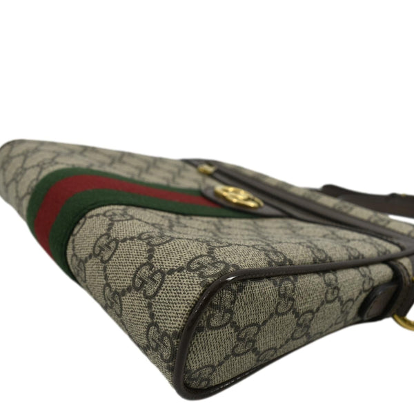 GUCCI Ophidia Small GG Canvas Messenger Bag Beige 547926