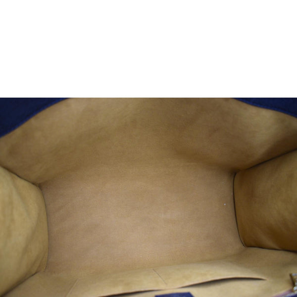 LOUIS VUITTON Onthego GM Monogram Empreinte Leather Tote Bag Black