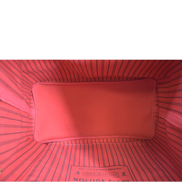 LOUIS VUITTON Neverfull GM Damier Ebene Tote Shoulder Bag Brown