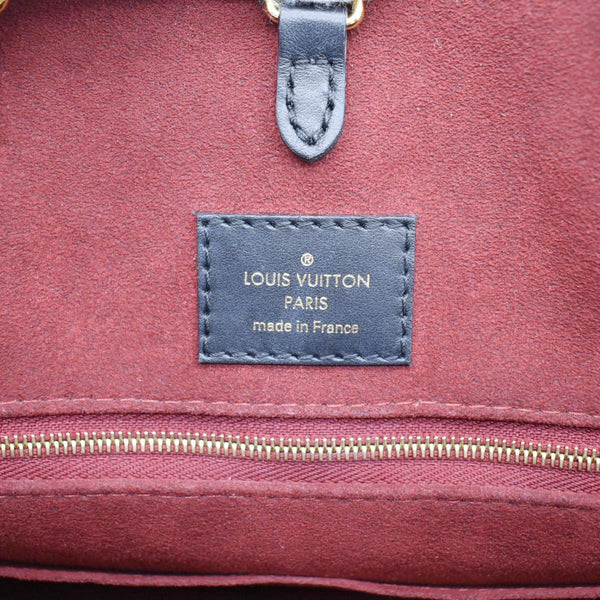 LOUIS VUITTON Onthego MM Monogram Empreinte Leather Tote Bag Bicolor
