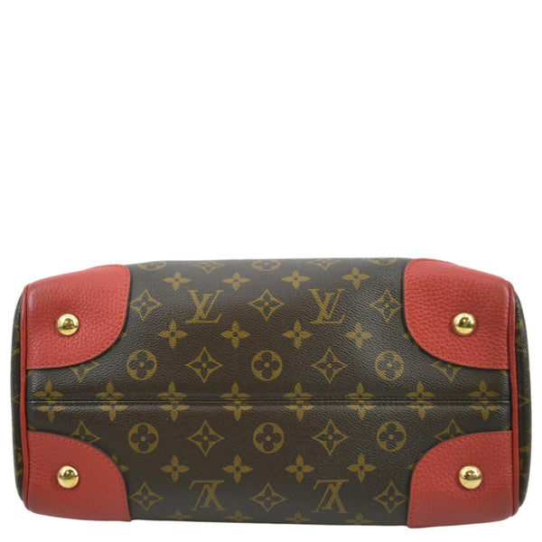 LOUIS VUITTON Retiro NM Monogram Canvas 2Way Shoulder Bag Red