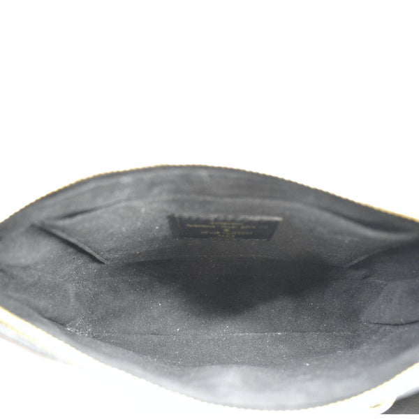 LOUIS VUITTON Mini Pochette Monogram Sequins Eclipse Accessoires Pouch Brown