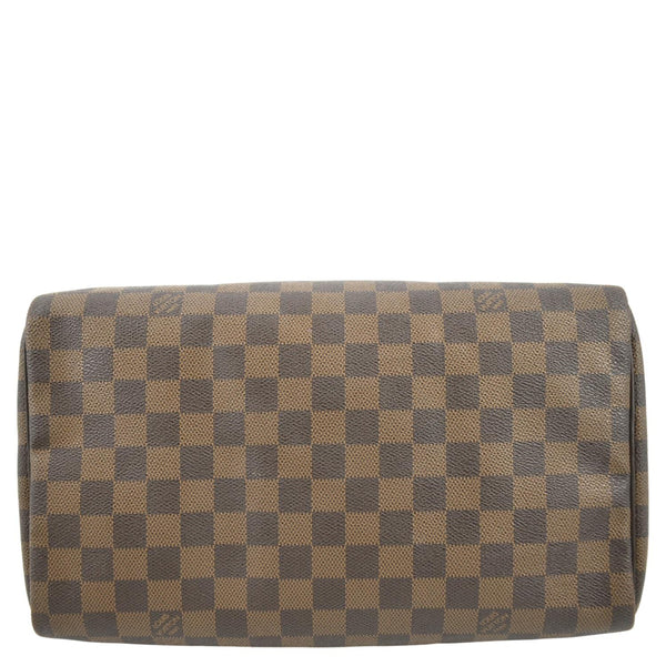 LOUIS VUITTON Speedy 25 Damier Ebene Satchel Bag Brown
