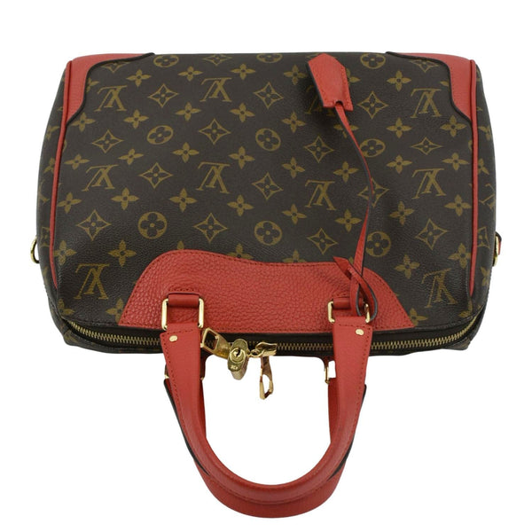 LOUIS VUITTON Retiro NM Monogram Canvas 2Way Shoulder Bag Red