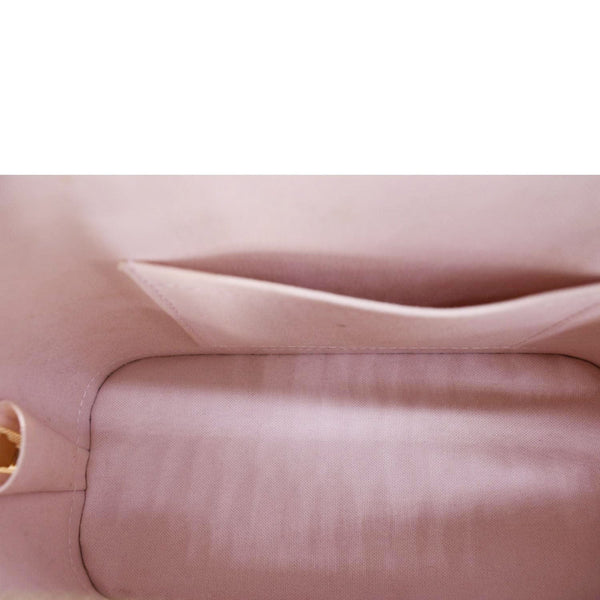 LOUIS VUITTON Alma BB Braided Damier Azur Satchel Bag White