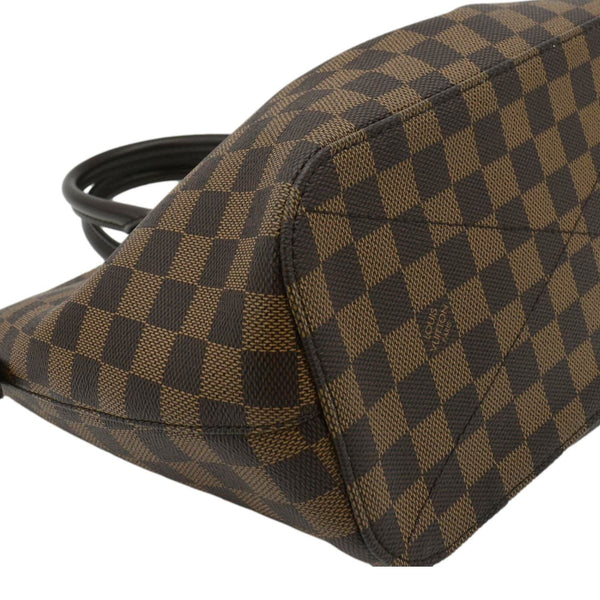 LOUIS VUITTON Siena MM Damier Ebene Shoulder Bag Brown