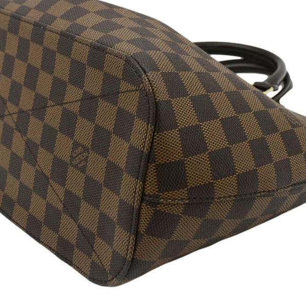 LOUIS VUITTON Siena MM Damier Ebene Shoulder Bag Brown