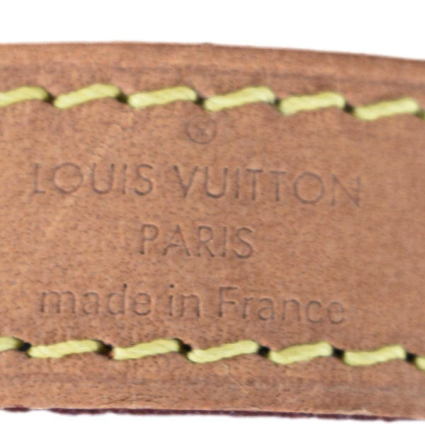 LOUIS VUITTON Speedy 40 Bandouliere Heritage Monogram Canvas Travel Bag Blue Clair