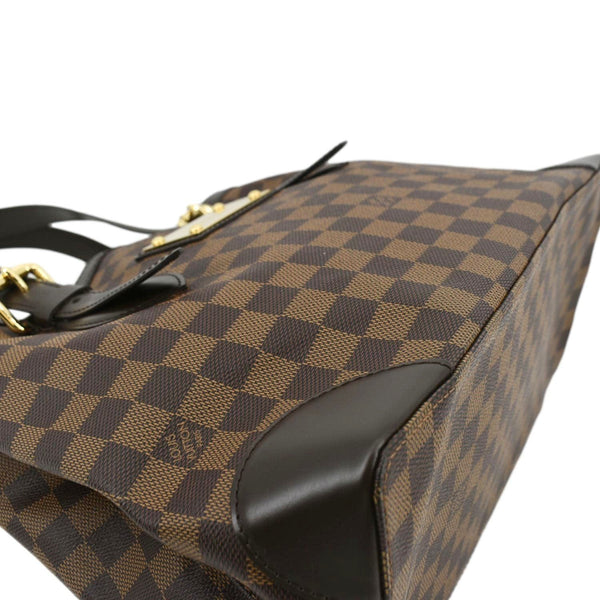 LOUIS VUITTON Hampstead Damier Ebene Shoulder Bag Brown
