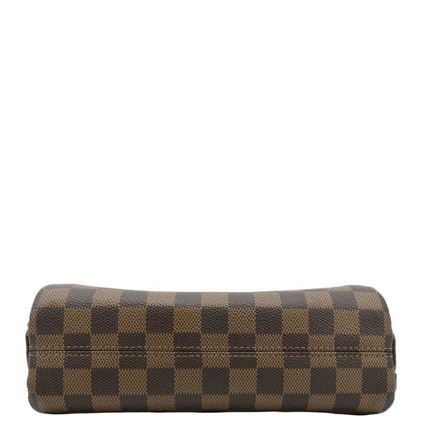 LOUIS VUITTON Croisette Damier Ebene Crossbody Bag Brown