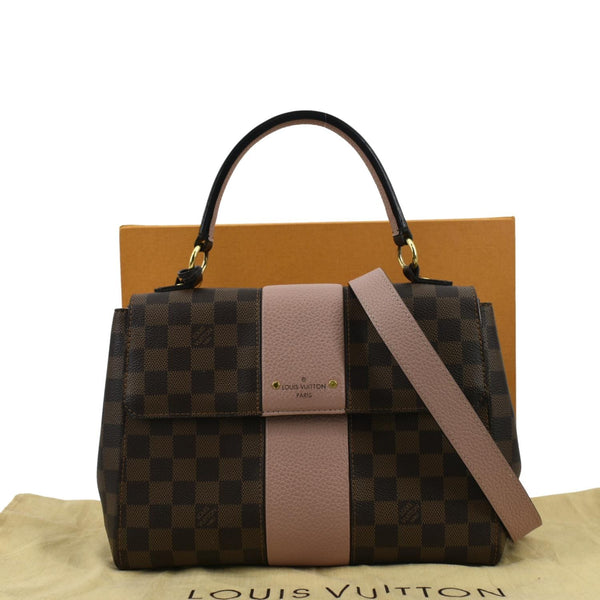 LOUIS VUITTON Bond Street MM Damier Ebene Crossbody Bag Magnolia