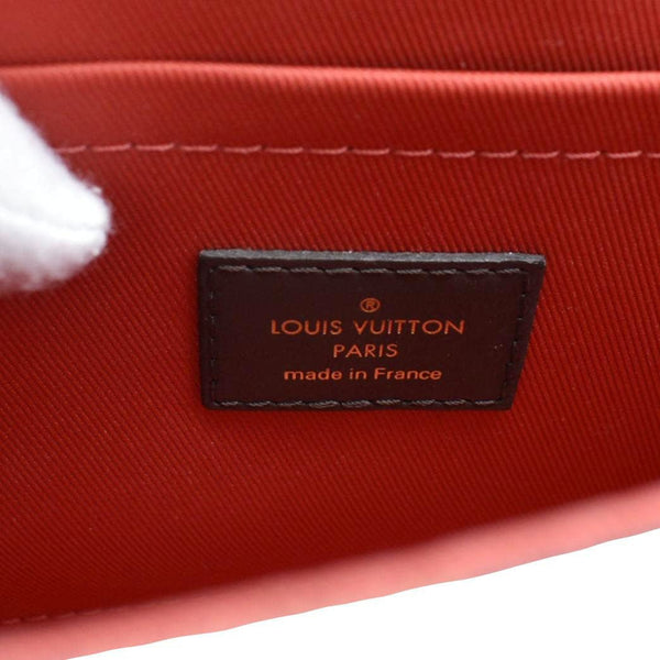 LOUIS VUITTON Croisette Damier Ebene Crossbody Bag Brown