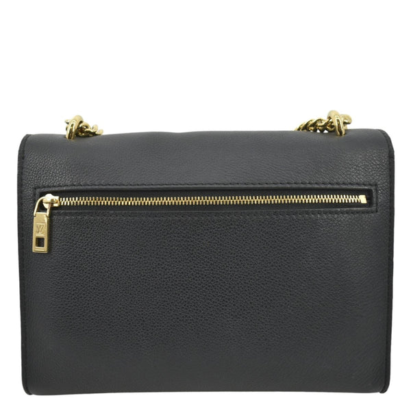 LOUIS VUITTON Mylockme Calf Leather Chain Shoulder Bag Creme