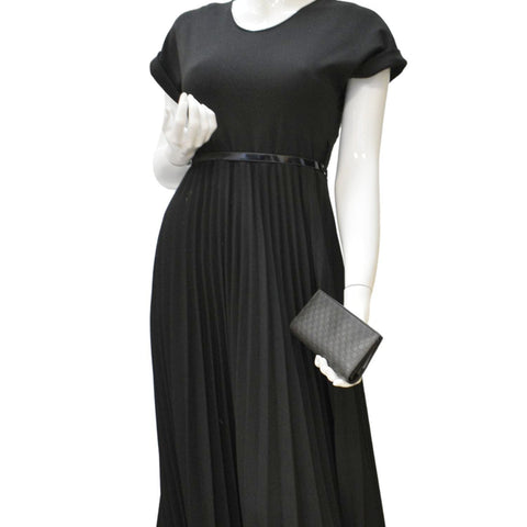 GUCCI G Leather Bi-fold Long Wallet Black dummy look