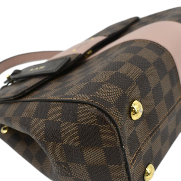LOUIS VUITTON Bond Street MM Damier Ebene Crossbody Bag Magnolia