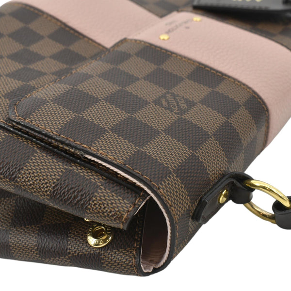 LOUIS VUITTON Bond Street MM Damier Ebene Crossbody Bag Magnolia