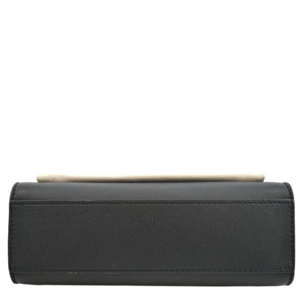 LOUIS VUITTON Mylockme Calf Leather Chain Shoulder Bag Creme